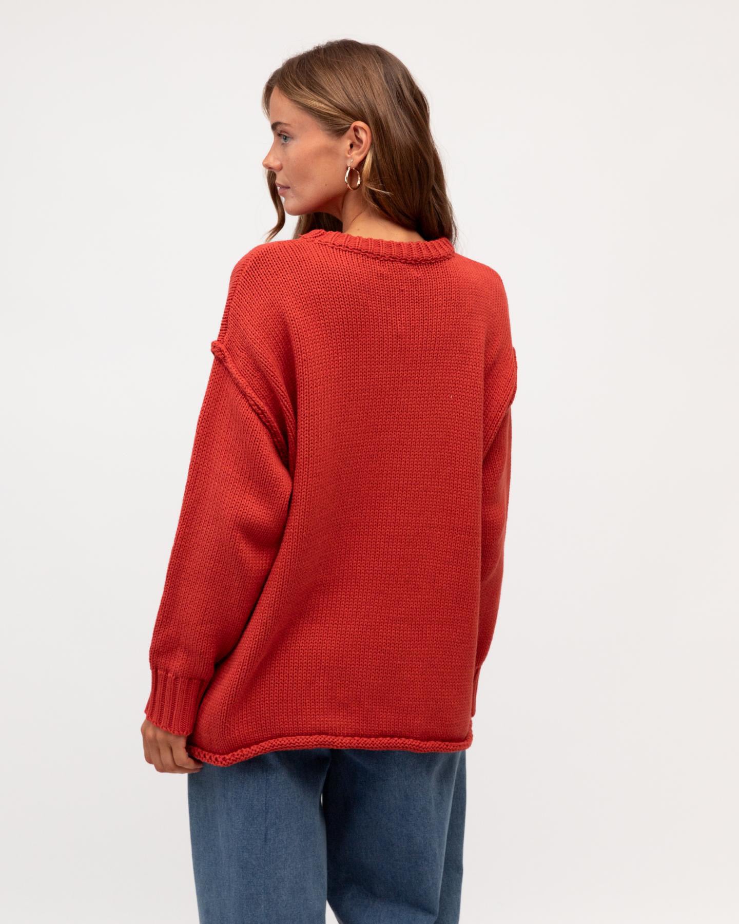 MINT | ANTONIA JUMPER - BRICK RED