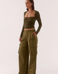 SOVERE | LOLA TOP - KHAKI