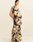 SHONA JOY | BENNY BLOUSON MAXI DRESS