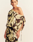 SHONA JOY | BENNY BLOUSON MAXI DRESS