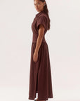 SOVERE STUDIO | LYRA DRESS - CHOCOLATE