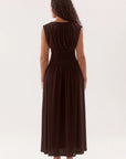 SOVERE | ZABELLE DRESS - DARK CHOCOLATE