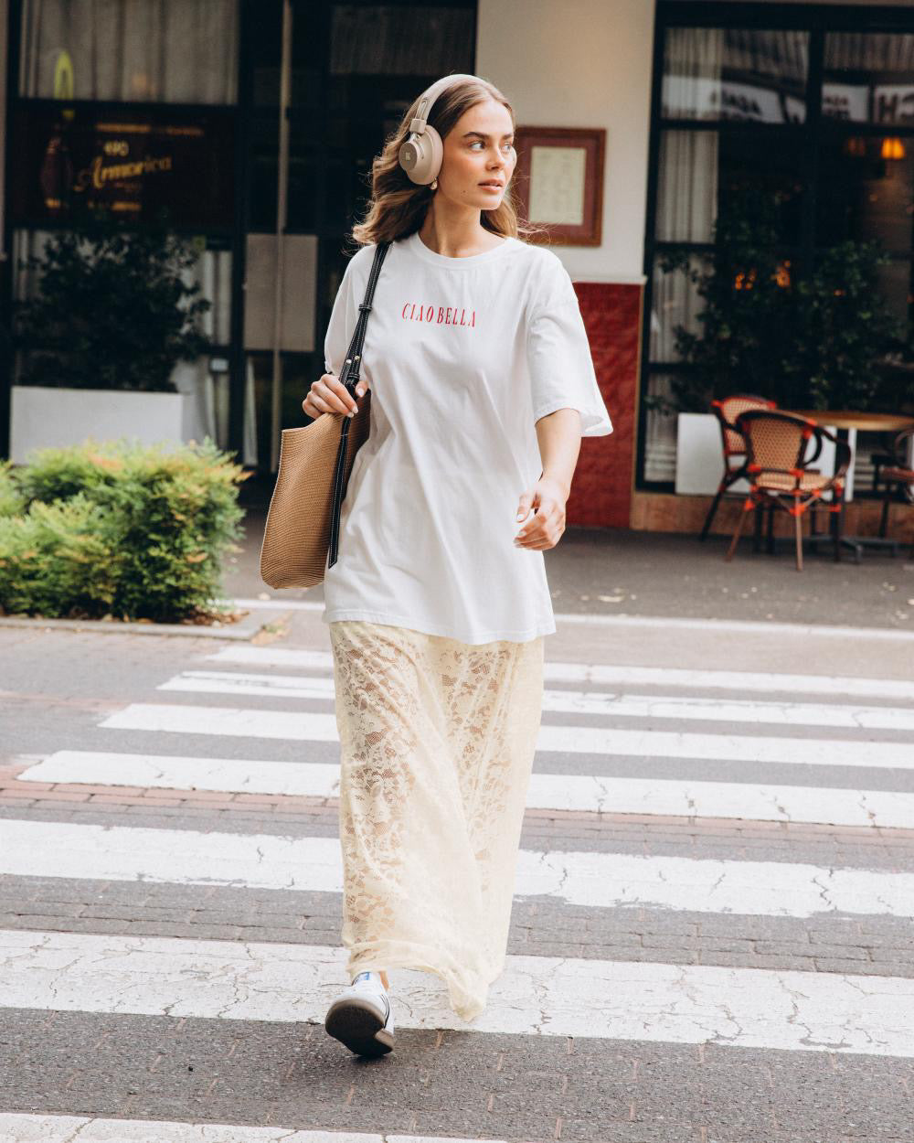 MINT | EDIE LACE MAXI SKIRT - CREAM