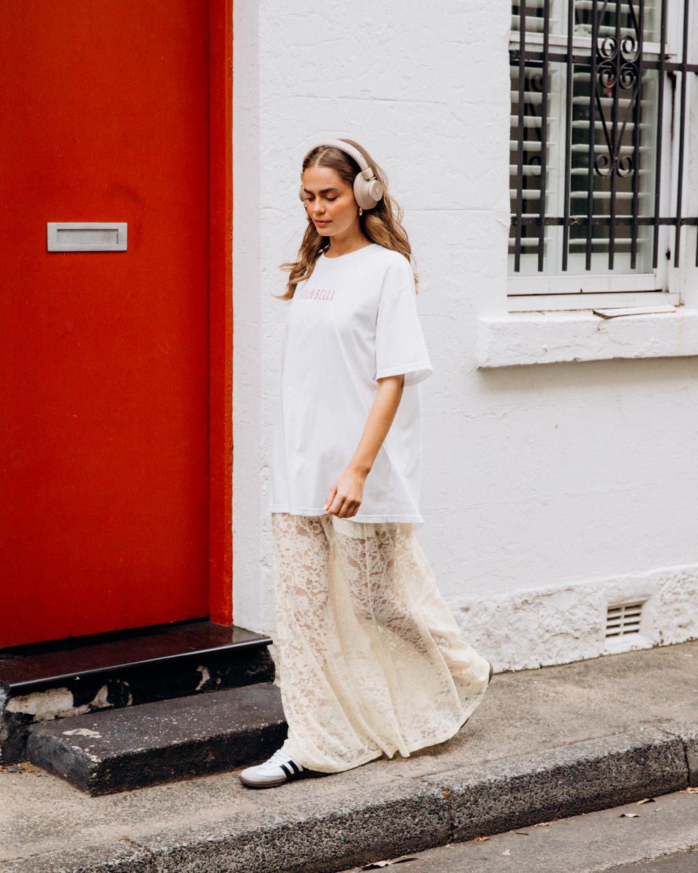 MINT | EDIE LACE MAXI SKIRT - CREAM