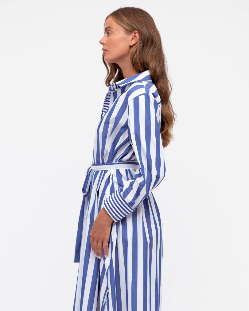 MINT | STRIPE SHIRT DRESS