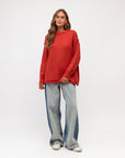 MINT | ANTONIA JUMPER - BRICK RED
