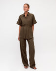 MINT | LOU DRAWSTRING SHIRT