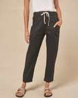 LITTLE LIES | LUXE LINEN PANT - BLACK