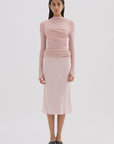 NUDE LUCY | ASTER L/S MESH TOP - BLUSH
