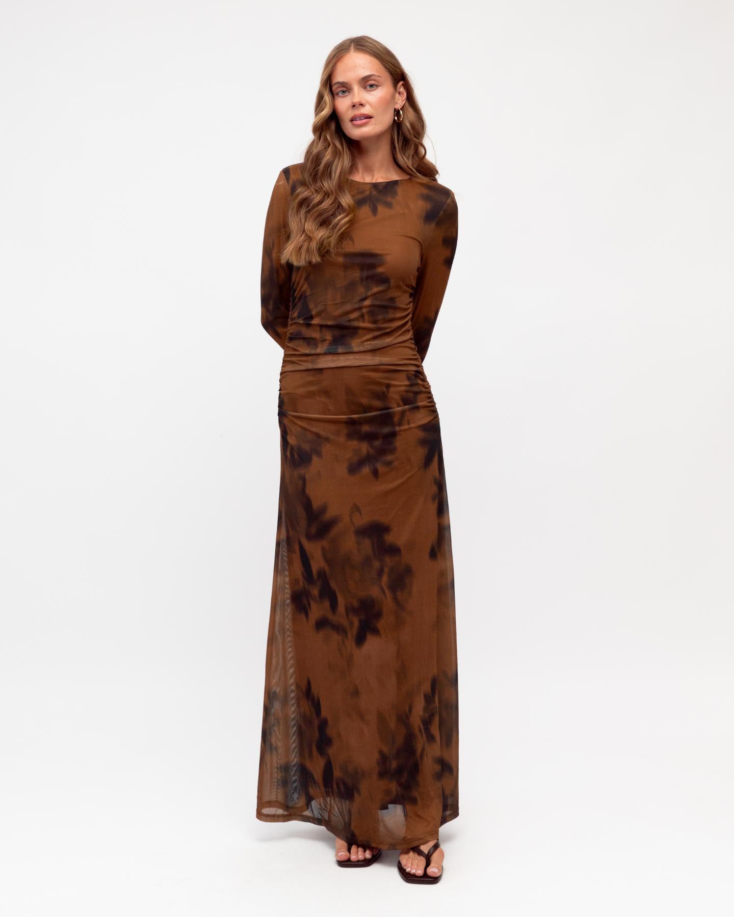MINT | SHEER BLUR DRESS