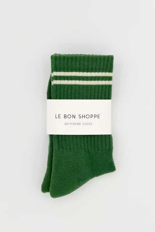 LE BON SHOPPE | BOYFRIEND SOCKS - MOSS