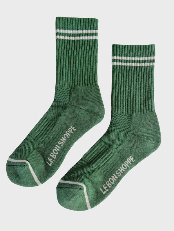 LE BON SHOPPE | BOYFRIEND SOCKS - MOSS