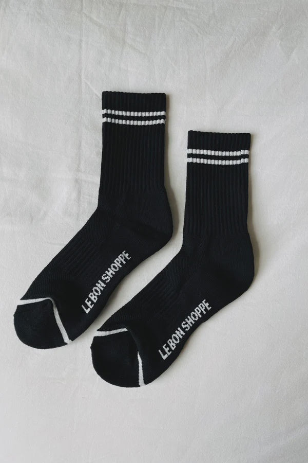 LE BON SHOPPE | BOYFRIEND SOCKS - NOIR