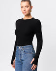 MOSSMAN | THE BROOKLYN TOP - BLACK