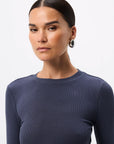 MOSSMAN | BROOKLYN TOP - SAPPHIRE