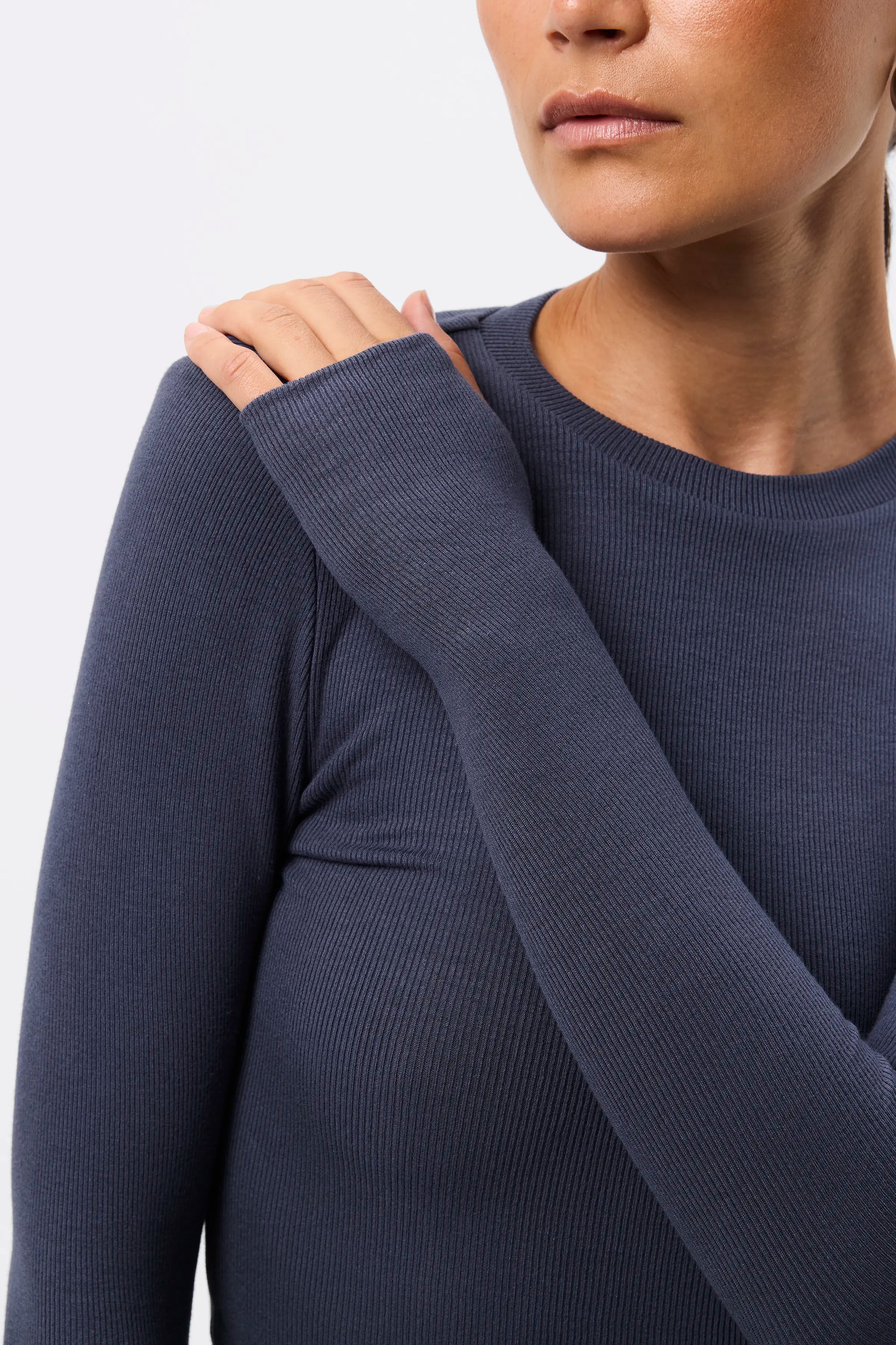 MOSSMAN | BROOKLYN TOP - SAPPHIRE