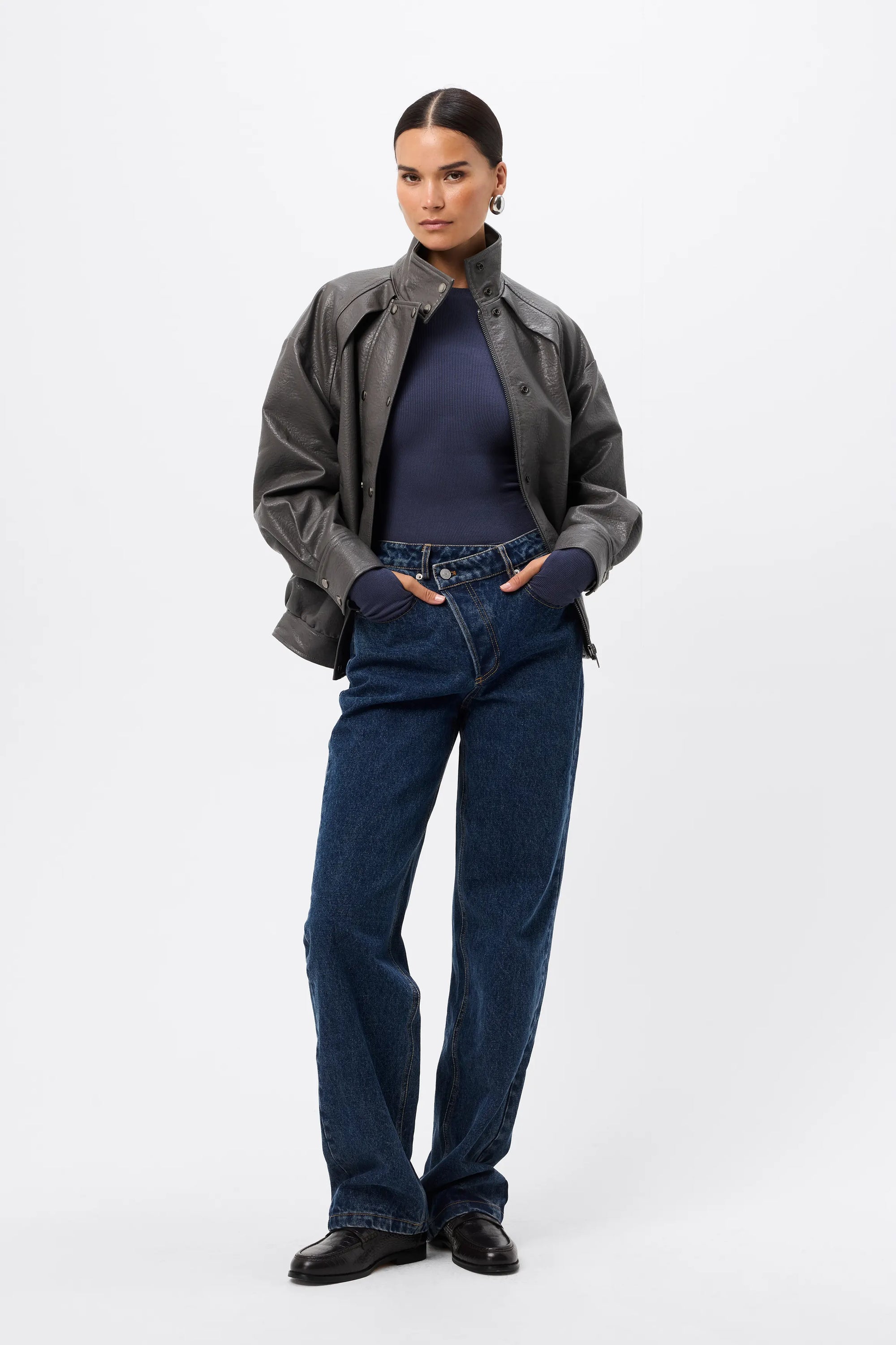 MOSSMAN | BROOKLYN TOP - SAPPHIRE