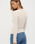 PRIMI | CARINA CLASSIC LONGSLEEVE - OATMEAL MARLE