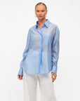 MINT | SHEER SHIRT - SKY BLUE