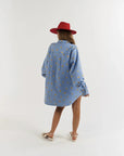 LA BOHEME GIRLS | CLYDE SHIRT - DENIM HEARTS