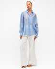 MINT | SHEER SHIRT - SKY BLUE