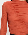 KIVARI | DYLAN MESH TOP - RED