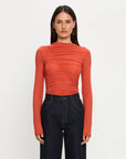 KIVARI | DYLAN MESH TOP - RED