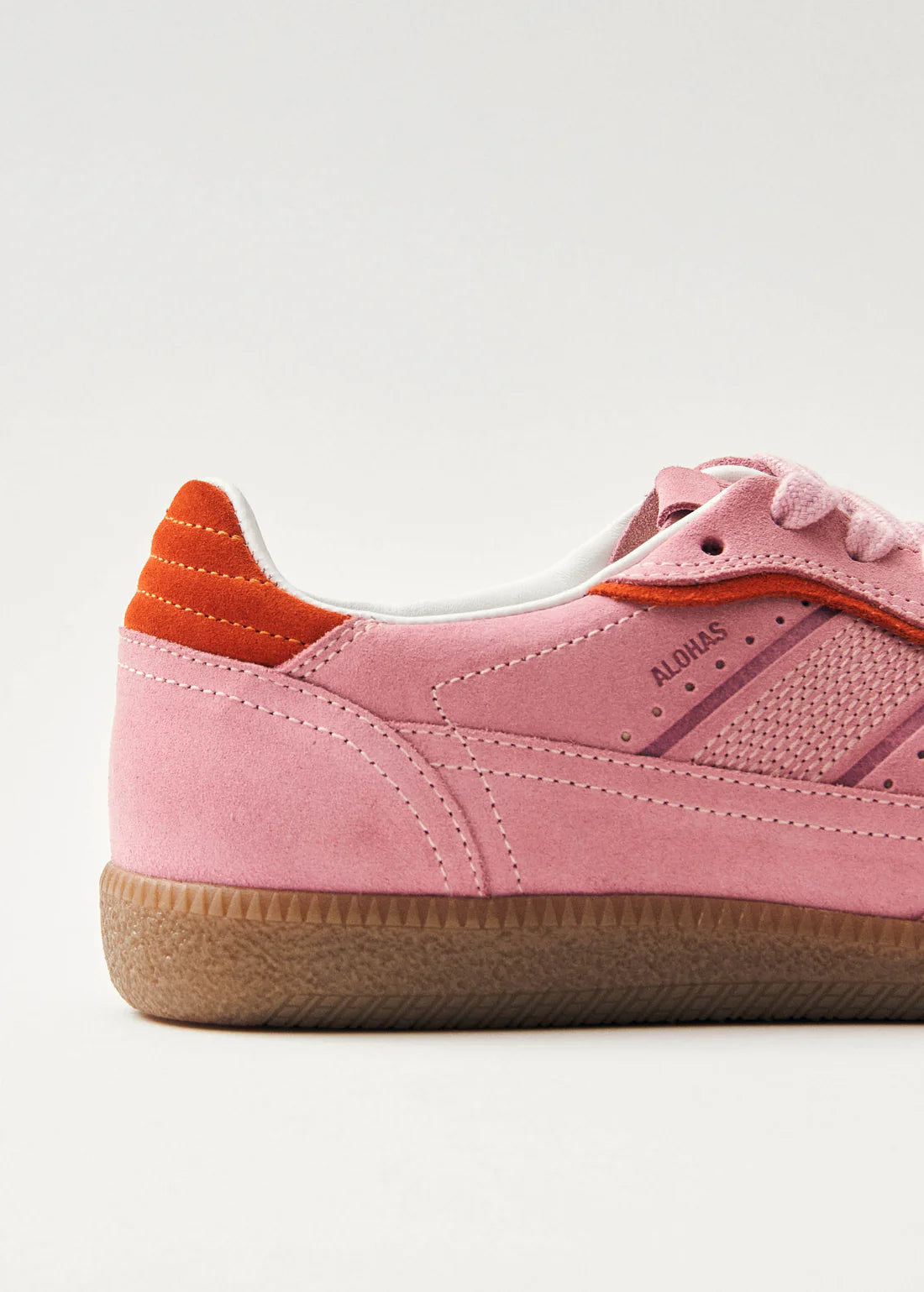 ALOHAS | RIFE SEA PINK LEATHER SNEAKERS