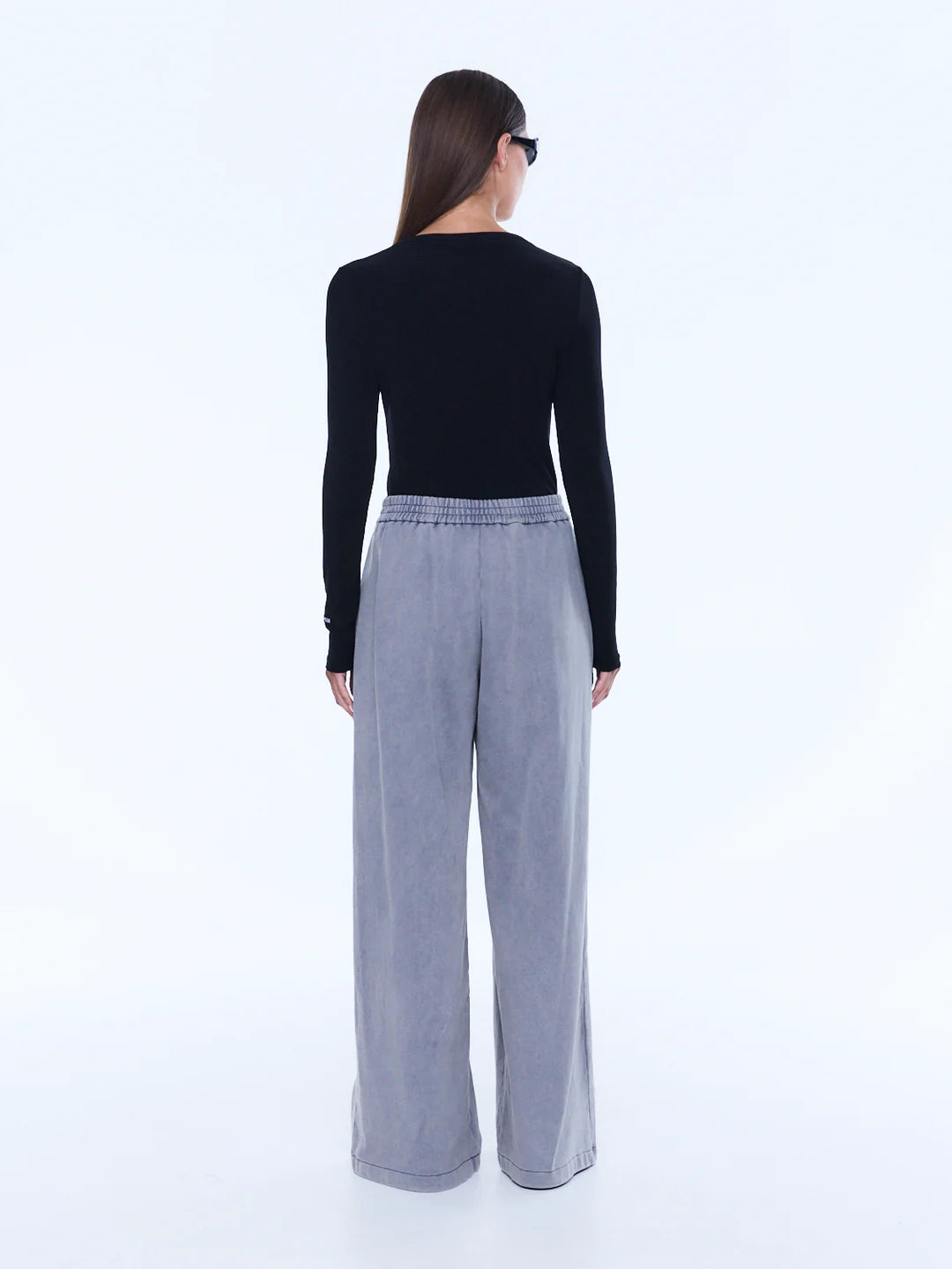 ENA PELLY | IVA JERSEY PANT - DOVE GREY