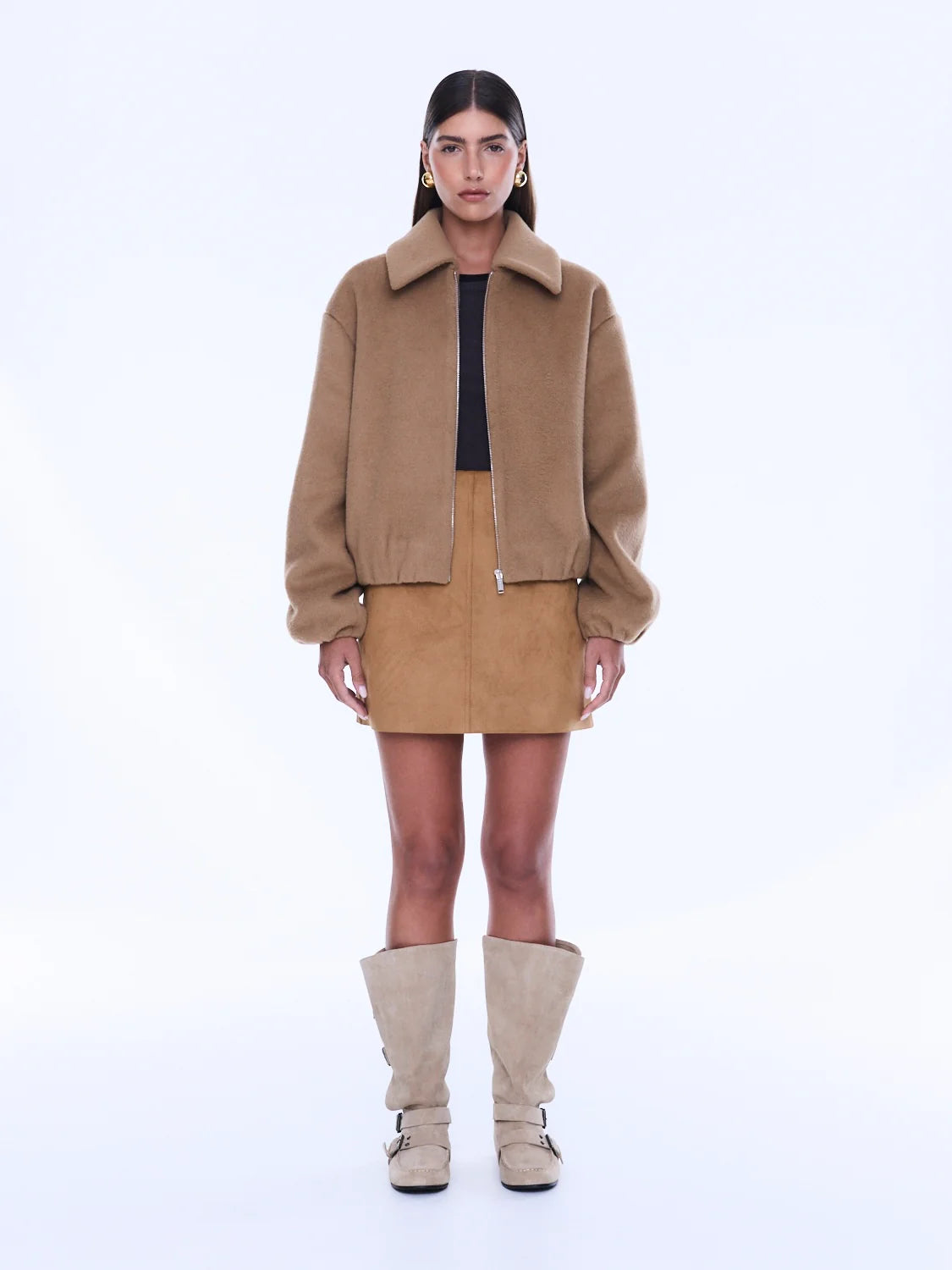 ENA PELLY | MAEVE WOOL BLEND BOMBER