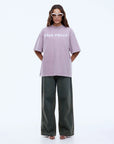 ENA PELLY | CHLOE OVERSIZED TEE - VINTAGE ROSE