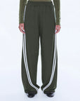 ENA PELLY | VALENTINA STRIPE PANT - OLIVE