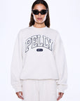 ENA PELLY | MILA OVERSIZED SWEATER - OAT MARLE