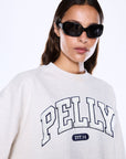 ENA PELLY | MILA OVERSIZED SWEATER - OAT MARLE