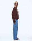 ENA PELLY | MILA OVERSIZED SWEATER - CHOCOLATE