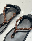 MOLLINI | ELLEMERE ROPE LEATHER THONGS