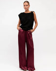 MINT | CHARLOTTE PANTS - MERLOT