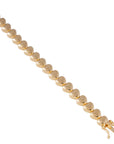 FAIRLEY | GOLDEN HEART TENNIS BRACELET