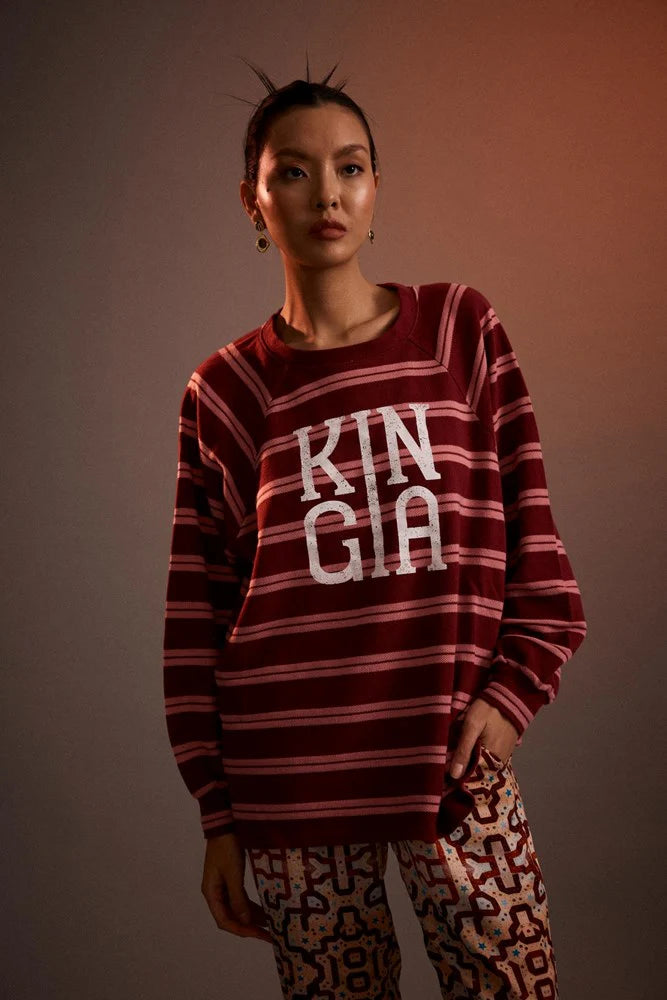 KINGA CSILLA | HADES STRIPE ROMEY SWEATER