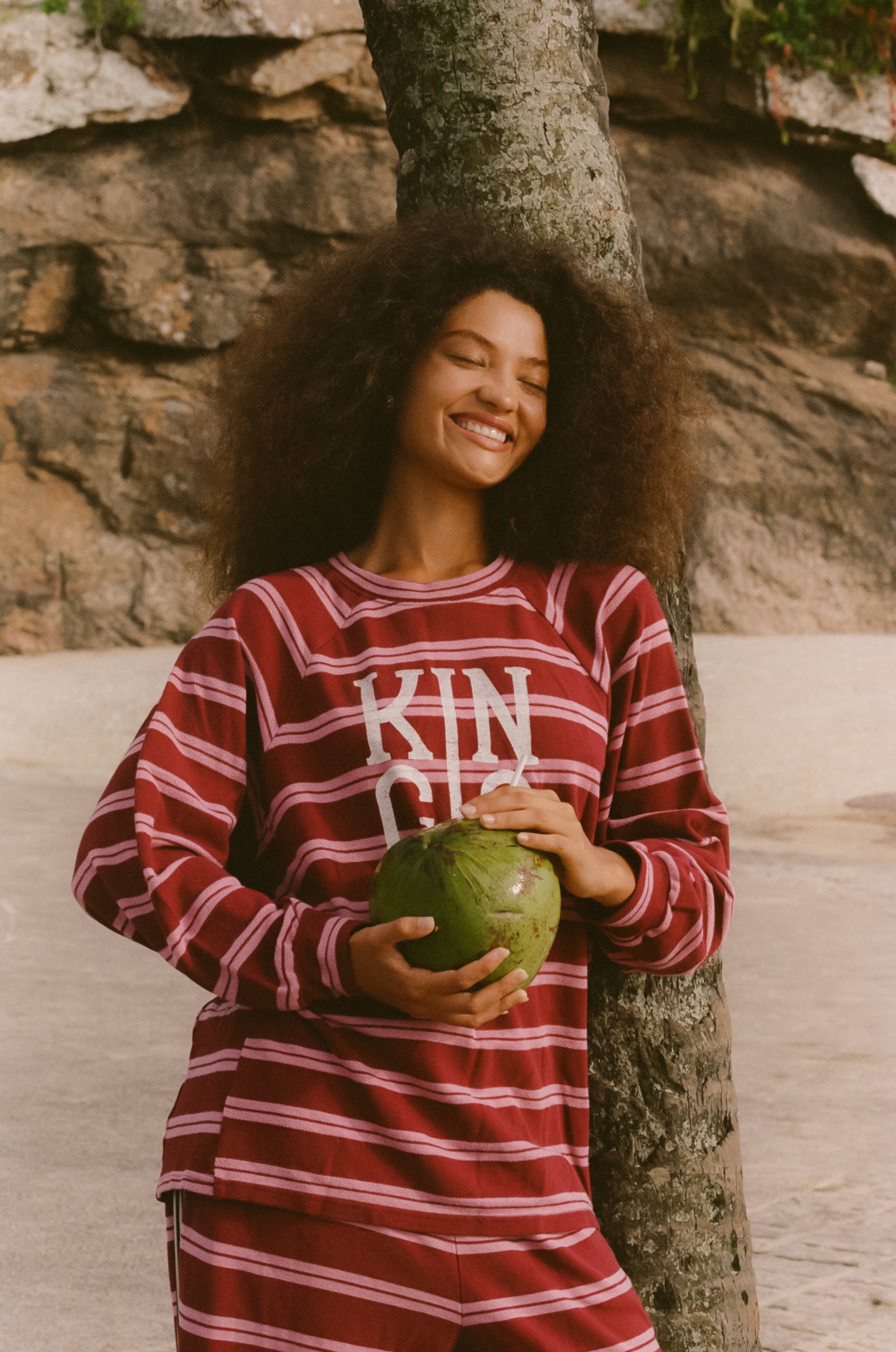 KINGA CSILLA | HADES STRIPE ROMEY SWEATER