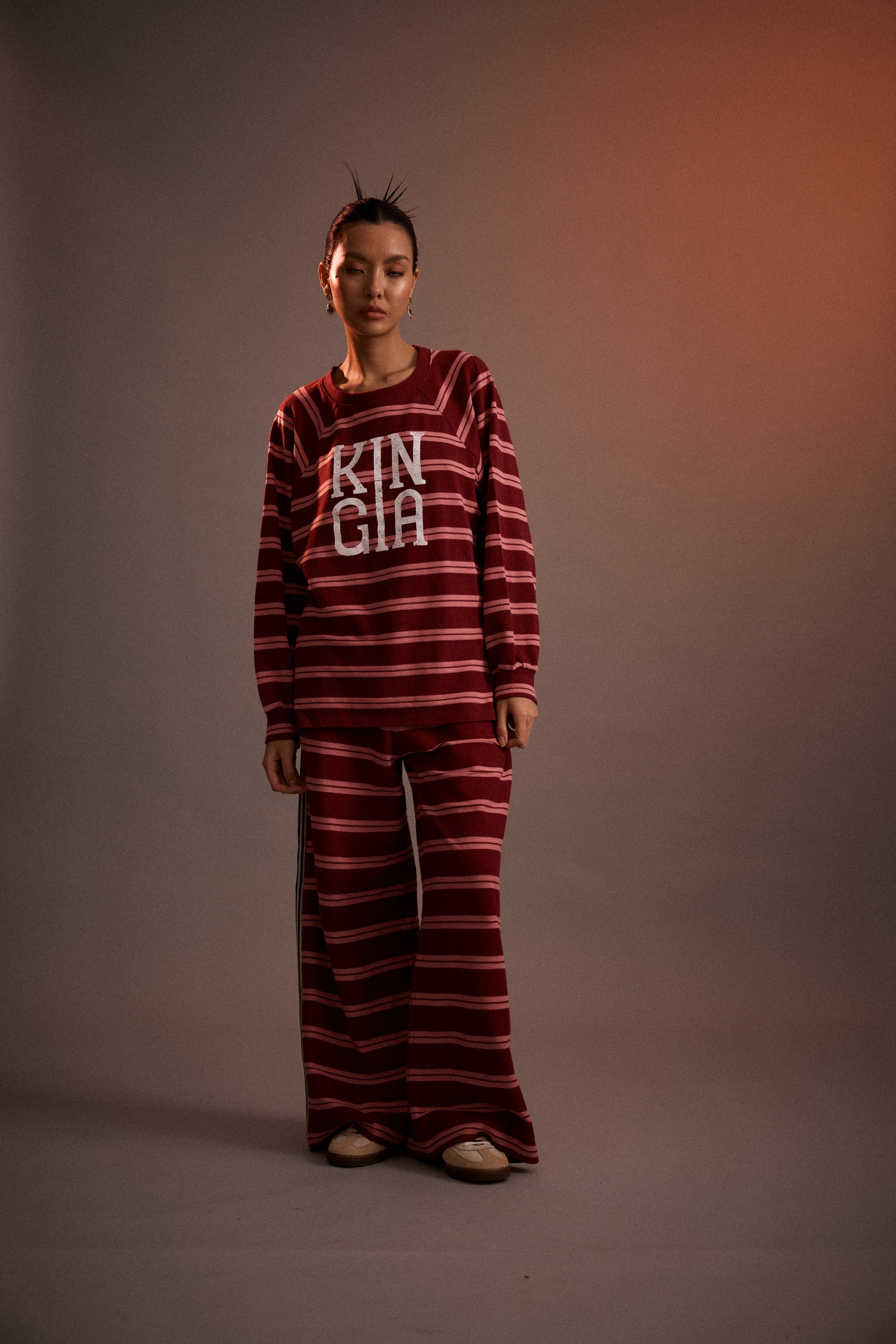 KINGA CSILLA | HADES STRIPE ROMEY SWEATER
