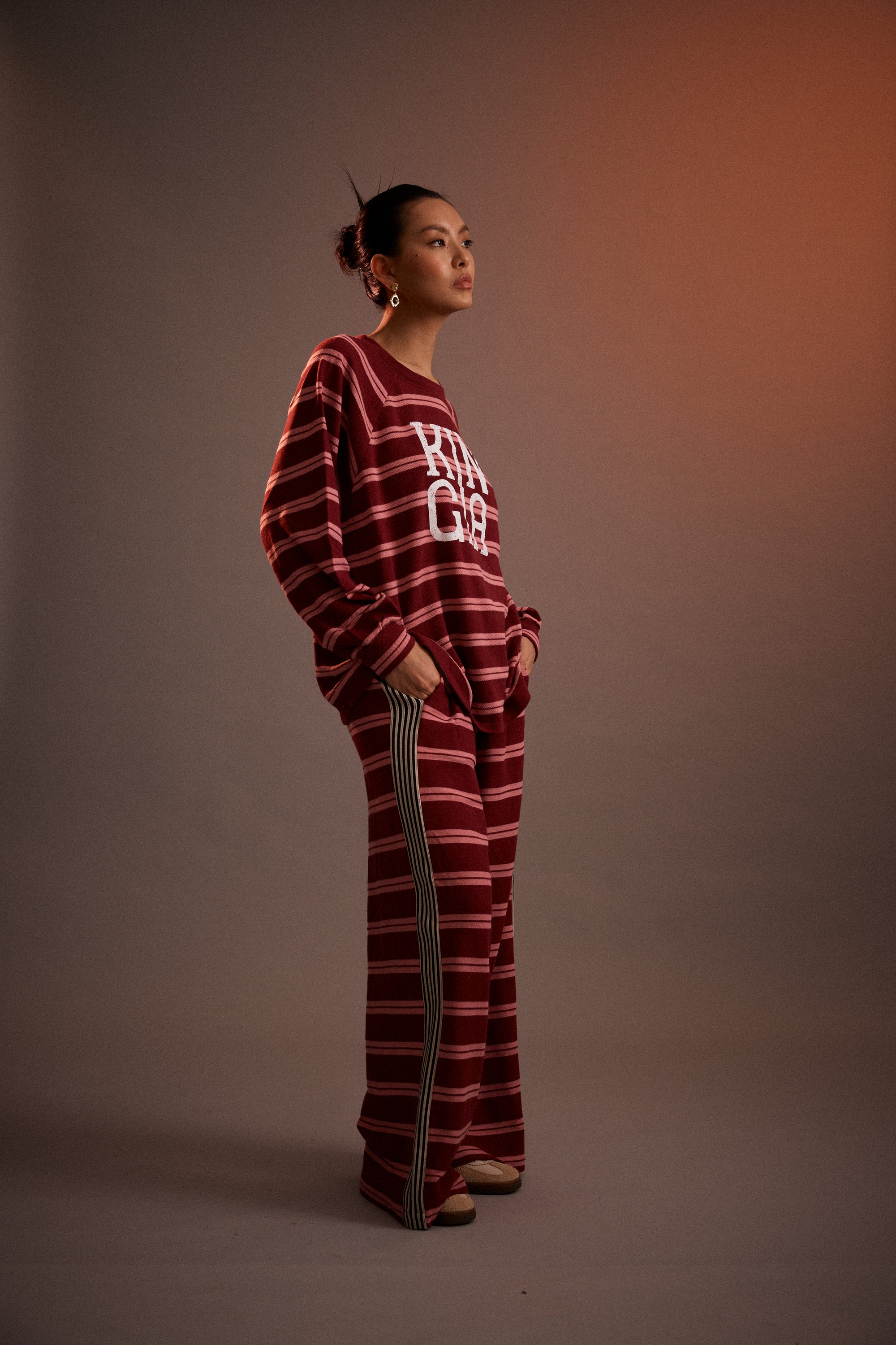 KINGA CSILLA | HADES STRIPE ROMEY SWEATER