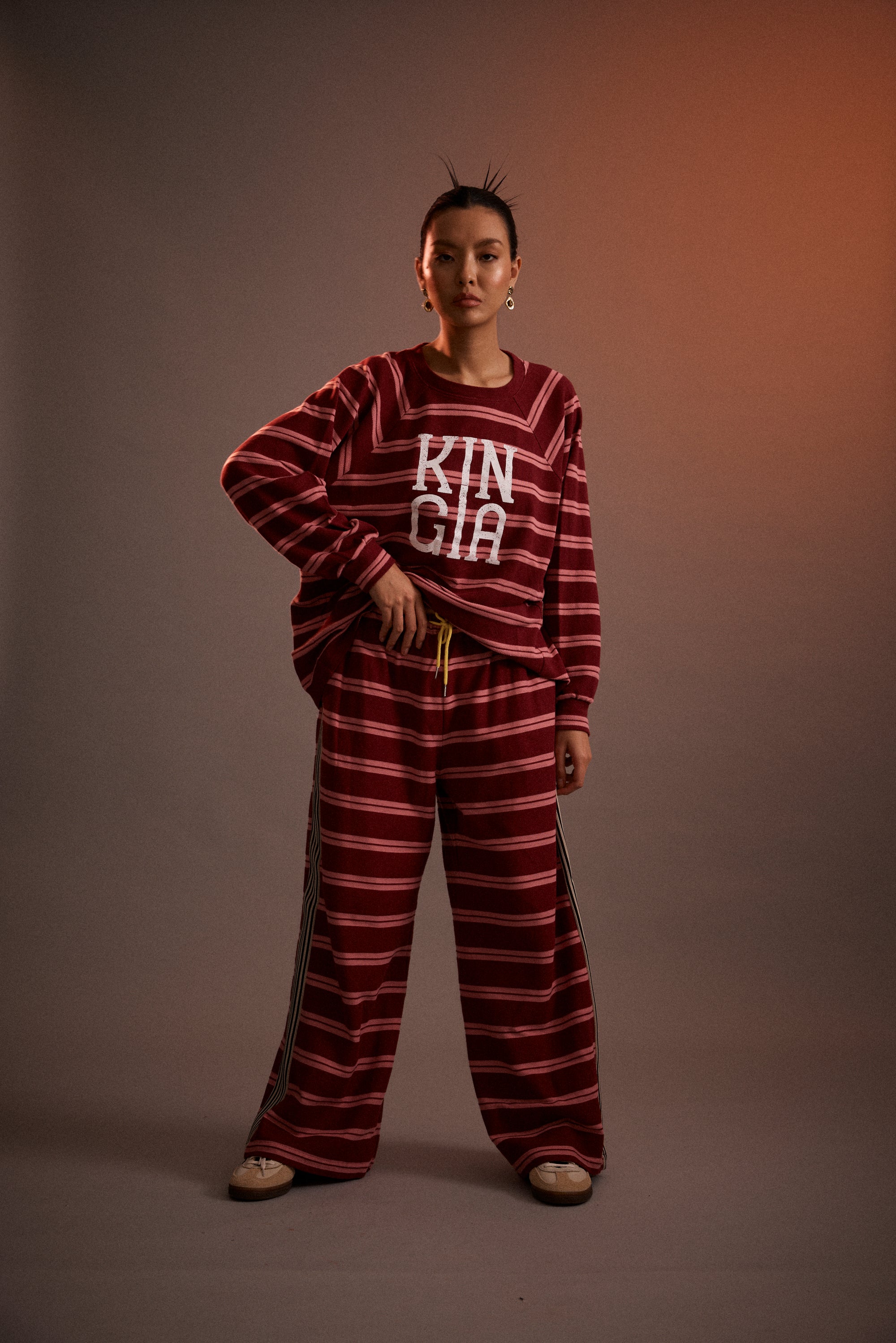 KINGA CSILLA | HADES STRIPE ROMEY SWEATER
