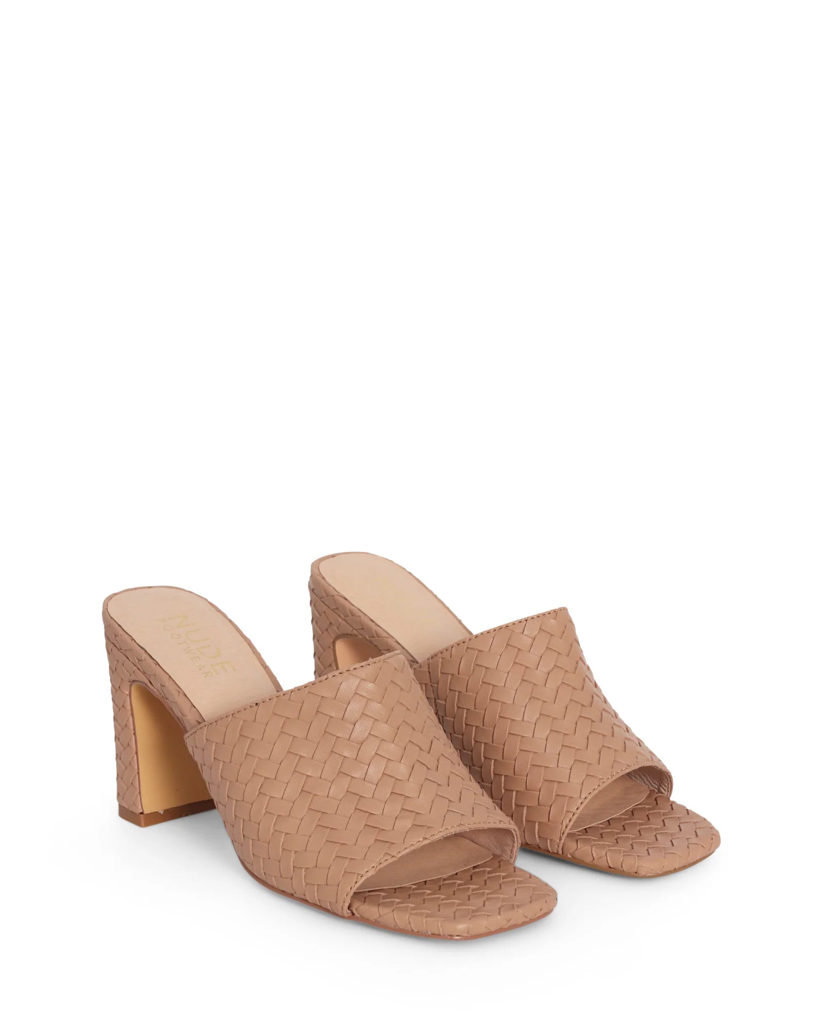 NUDE FOOTWEAR | EVELYN -MUSHROOM WEAVE