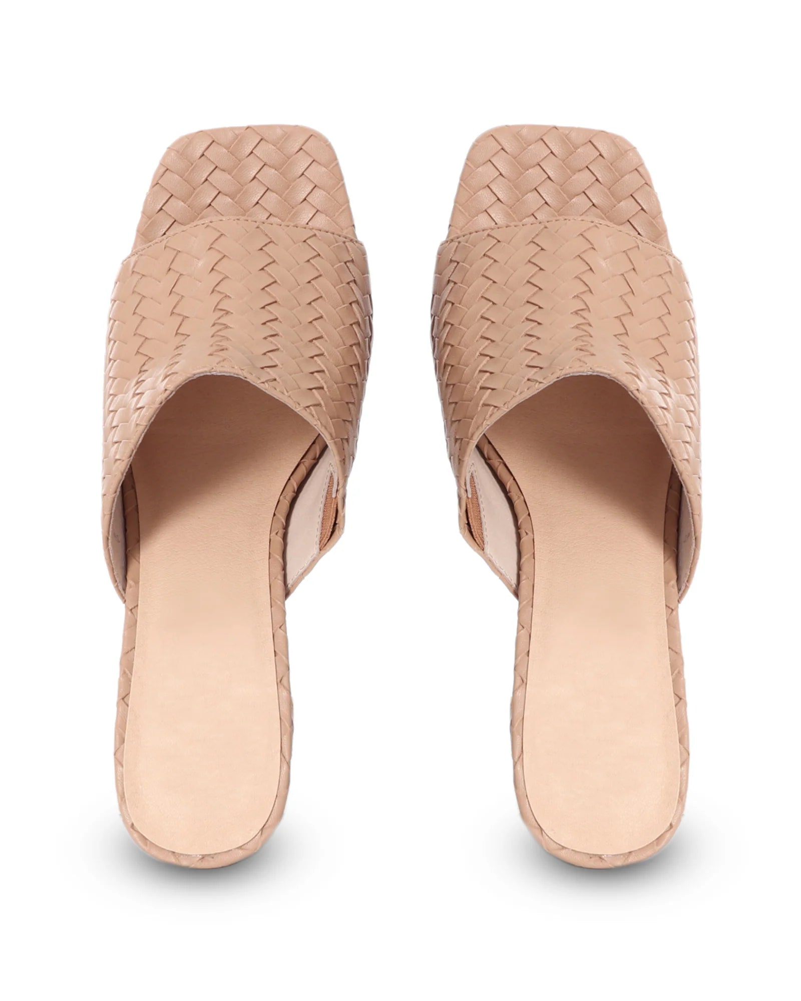 NUDE FOOTWEAR | EVELYN -MUSHROOM WEAVE