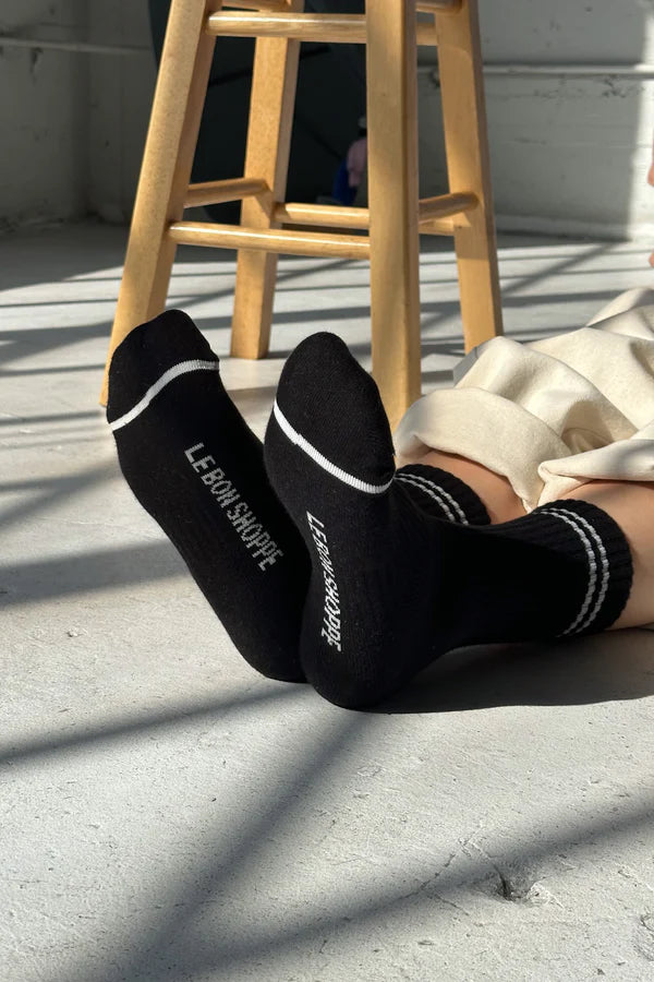 LE BON SHOPPE | BOYFRIEND SOCKS - NOIR