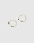 ARMS OF EVE | JETT SILVER  HOOP EARRINGS