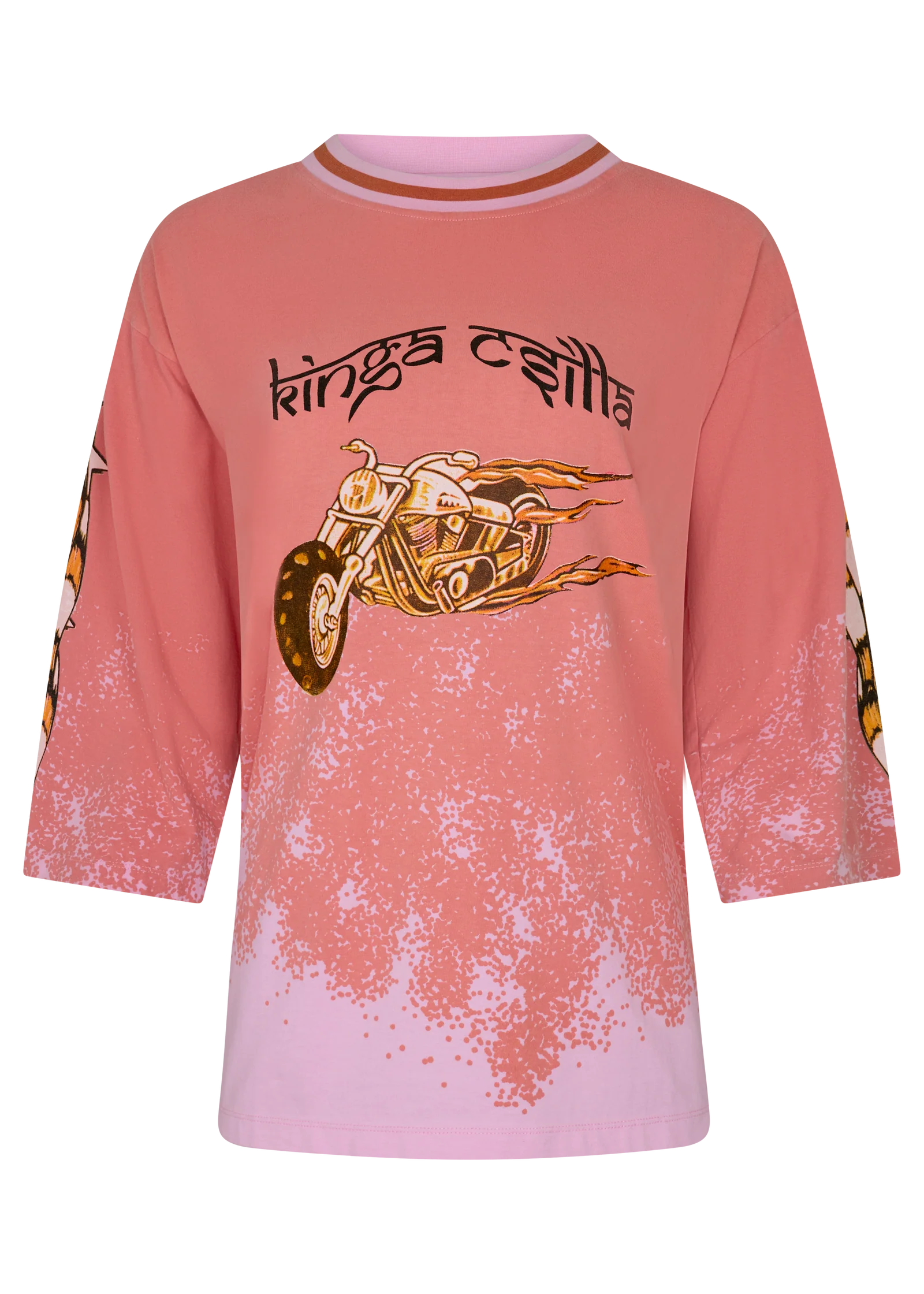 KINGA CSILLA | FADED CORAL DESERT RACER TEE