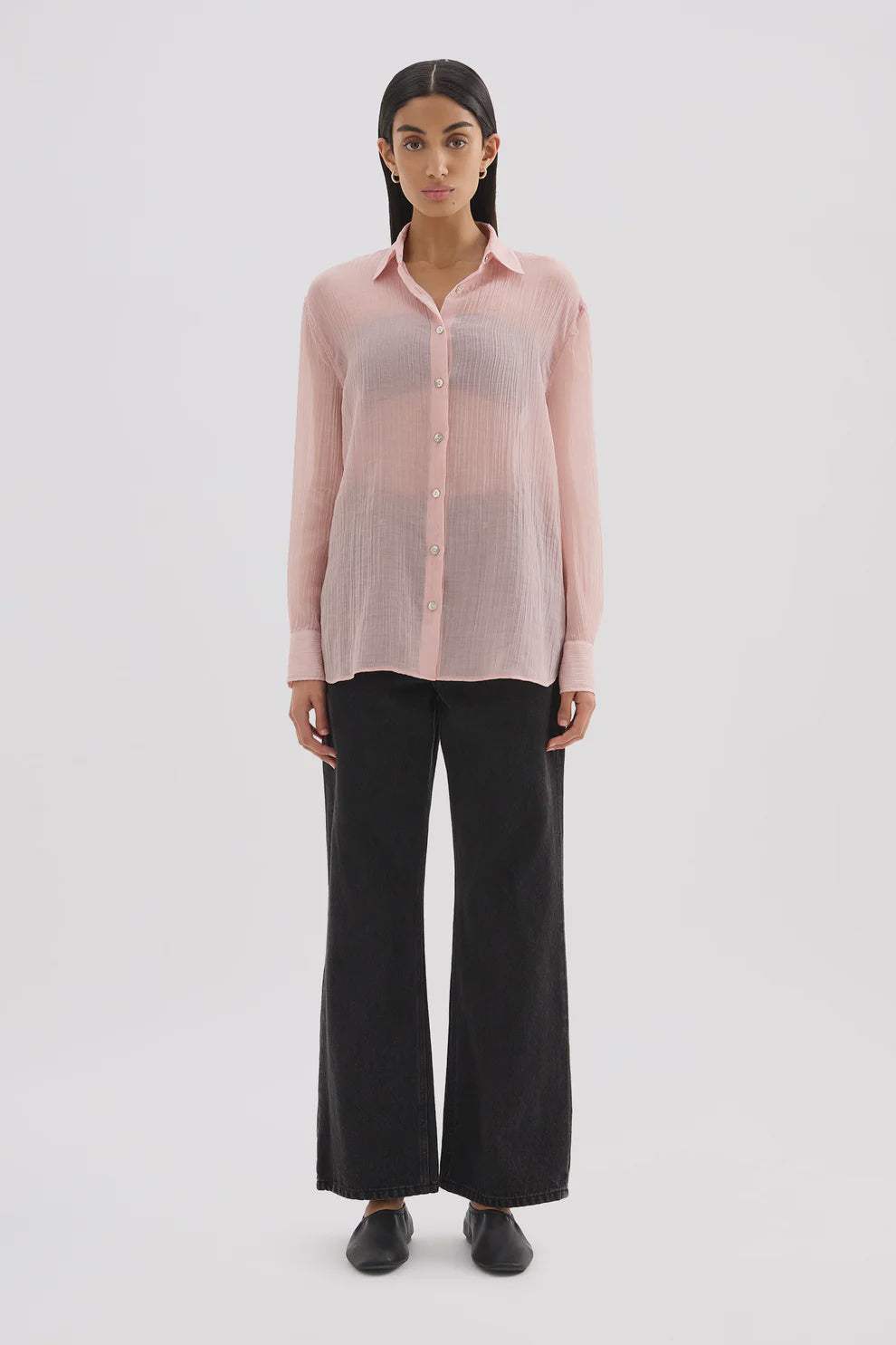 NUDE LUCY | LUCILE SHIRT - BLUSH