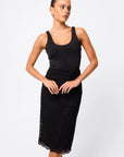 MOSSMAN | LACED IN LOVE PENCIL SKIRT